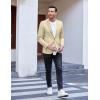 imageCOOFANDY Mens Slim Fit Casual Blazers Lightweight Sport Coats One Button Suit JacketsAkhaki
