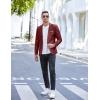 imageCOOFANDY Mens Slim Fit Casual Blazers Lightweight Sport Coats One Button Suit JacketsRed