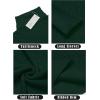 imageCOOFANDY Mens Slim Fit Turtleneck Sweater Casual Pullover Sweater Basic Twist Patterned Knitted SweaterGreen