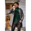 imageCOOFANDY Mens Slim Fit Turtleneck Sweater Casual Pullover Sweater Basic Twist Patterned Knitted SweaterGreen