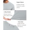 imageCOOFANDY Mens Sun Protection Shirts Long Sleeve Rash Guard Swim TShirts Lightweight Quick Dry Fishing Shirts2 Packlight Grey