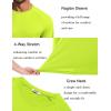 imageCOOFANDY Mens Sun Protection Shirts Long Sleeve Rash Guard Swim TShirts Lightweight Quick Dry Fishing ShirtsLemon Green
