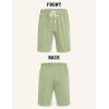 imageCOOFANDY Mens Sweat Shorts 9quot Drawstring Elastic Waist Gym Workout Shorts Casual Athletic Jogger Knit Shorts with PocketsLight Green