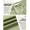 imageCOOFANDY Mens Sweat Shorts 9quot Drawstring Elastic Waist Gym Workout Shorts Casual Athletic Jogger Knit Shorts with PocketsLight Green