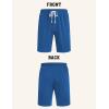 imageCOOFANDY Mens Sweat Shorts 9quot Drawstring Elastic Waist Gym Workout Shorts Casual Athletic Jogger Knit Shorts with PocketsSnorkel Blue
