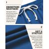 imageCOOFANDY Mens Sweat Shorts 9quot Drawstring Elastic Waist Gym Workout Shorts Casual Athletic Jogger Knit Shorts with PocketsSnorkel Blue