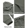 imageCOOFANDY Mens Tracksuits 2 Pieces Waffle Hoodies Sweatsuit Sets Sports Jogging Suit SetDark Grey