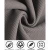 imageCOOFANDY Mens Tracksuits 2 Pieces Waffle Hoodies Sweatsuit Sets Sports Jogging Suit SetLight Grey