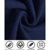 imageCOOFANDY Mens Tracksuits 2 Pieces Waffle Hoodies Sweatsuit Sets Sports Jogging Suit SetNavy Blue