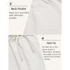 imageCOOFANDY Linen Pants Mens Lightweight Linen Pants Elastic Waist Beach Yoga Summer TrousersAwhite