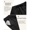 imageCOOFANDY Linen Pants Mens Lightweight Linen Pants Elastic Waist Beach Yoga Summer TrousersBlack