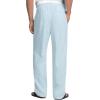 imageCOOFANDY Mens Casual Linen Pants Elastic Waist Drawstring Beach Summer Pants Lightweight Linen TrousersLight Blue