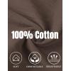 imageCOOFANDY Mens Cotton Linen Pants Casual Harem Pants Elastic Waist Beach Boho Yoga TrousersBrown