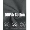 imageCOOFANDY Mens Cotton Linen Pants Casual Harem Pants Elastic Waist Beach Boho Yoga TrousersDark Grey