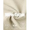 imageCOOFANDY Mens Cotton Linen Pants Casual Harem Pants Elastic Waist Beach Boho Yoga TrousersKhaki