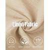 imageCOOFANDY Mens Cotton Linen Pants Casual Harem Pants Elastic Waist Beach Boho Yoga TrousersLight Khaki