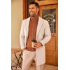 imageCOOFANDY Mens Turtleneck Sweater Slim Fit Casual Warm Twisted Knitted Pullover SweatersCaramel