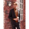 imageCOOFANDY Mens Turtleneck Sweater Slim Fit Casual Warm Twisted Knitted Pullover SweatersCaramel