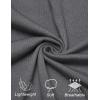 imageCOOFANDY Long Sleeve Polo Shirts for Men Knit Polo Sweater Lightweight Ribbed Pullover SweaterDark Gray