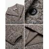 imageCOOFANDY Men Dress Sweater Shawl Collar Sweatshirt Fashion Light Fleece Sweatshirt Dark BlueBrown and White