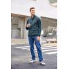 imageCOOFANDY Men Dress Sweater Shawl Collar Sweatshirt Fashion Light Fleece Sweatshirt Dark BlueDark Blue