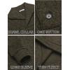 imageCOOFANDY Men Dress Sweater Shawl Collar Sweatshirt Fashion Light Fleece Sweatshirt Dark BlueDark Green