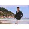 imageCOOFANDY Men Full Zip UPF 50 Sun Protection Hoodie Jacket Long Sleeve Lightweight Breathable UV Shirts with PocketsBlack