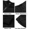 imageCOOFANDY Mens 2 Piece Tracksuit Casual Sweatsuits Full Zip Track Suits Jogging Athletic Suit SetsBlack