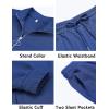 imageCOOFANDY Mens 2 Piece Tracksuit Casual Sweatsuits Full Zip Track Suits Jogging Athletic Suit SetsSapphire Blue