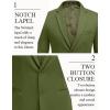 imageCOOFANDY Mens Casual Blazer Slim Fit Suit Jackets Two Button Lightweight Knit Sport CoatArmy Green