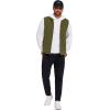 imageCOOFANDY Mens Casual Outerwear Vest Lightweight FullZip Sleeveless Jacket Outdoor Hiking Travel Golf Vest with PocketsArmy Green
