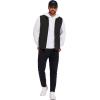 imageCOOFANDY Mens Casual Outerwear Vest Lightweight FullZip Sleeveless Jacket Outdoor Hiking Travel Golf Vest with PocketsBlack