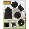 imageCOOFANDY Mens Casual Outerwear Vest Lightweight FullZip Sleeveless Jacket Outdoor Hiking Travel Golf Vest with PocketsBlack