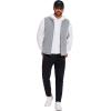 imageCOOFANDY Mens Casual Outerwear Vest Lightweight FullZip Sleeveless Jacket Outdoor Hiking Travel Golf Vest with PocketsLight Grey