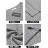 imageCOOFANDY Mens Crewneck Knit Sweater Slim Fit Lightweight Casual Twist Patterned Cable Knitted PulloverAgrey