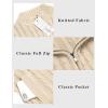 imageCOOFANDY Mens Full Zip Cardigan Sweater Slim Fit Cable Knitted Zip Up Sweater with PocketsBeige