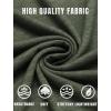 imageCOOFANDY Mens Henley TShirt Long Sleeve Casual Lightweight Pullover Shirts Soft Stretch Basic Tees Fall TopsArmy Green