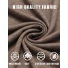 imageCOOFANDY Mens Henley TShirt Long Sleeve Casual Lightweight Pullover Shirts Soft Stretch Basic Tees Fall TopsBrown