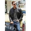 imageCOOFANDY Mens Henley TShirt Long Sleeve Casual Lightweight Pullover Shirts Soft Stretch Basic Tees Fall TopsDark Grey