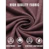 imageCOOFANDY Mens Henley TShirt Long Sleeve Casual Lightweight Pullover Shirts Soft Stretch Basic Tees Fall TopsDark Red