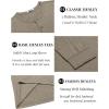 imageCOOFANDY Mens Henley TShirt Long Sleeve Casual Lightweight Pullover Shirts Soft Stretch Basic Tees Fall TopsKhaki