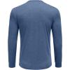 imageCOOFANDY Mens Henley TShirt Long Sleeve Casual Lightweight Pullover Shirts Soft Stretch Basic Tees Fall TopsNavy