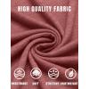 imageCOOFANDY Mens Henley TShirt Long Sleeve Casual Lightweight Pullover Shirts Soft Stretch Basic Tees Fall TopsRed
