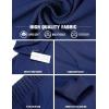 imageCOOFANDY Mens Hoodie Sweatshirts Casual Drawstring Hoodies Fashion Hooded Collar Athletic Pullover with PocketBlue