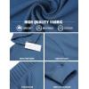 imageCOOFANDY Mens Hoodie Sweatshirts Casual Drawstring Hoodies Fashion Hooded Collar Athletic Pullover with PocketDark Blue