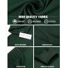 imageCOOFANDY Mens Hoodie Sweatshirts Casual Drawstring Hoodies Fashion Hooded Collar Athletic Pullover with PocketDark Green