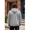 imageCOOFANDY Mens Hoodie Sweatshirts Casual Drawstring Hoodies Fashion Hooded Collar Athletic Pullover with PocketLight Gray