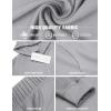 imageCOOFANDY Mens Hoodie Sweatshirts Casual Drawstring Hoodies Fashion Hooded Collar Athletic Pullover with PocketLight Gray