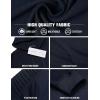 imageCOOFANDY Mens Hoodie Sweatshirts Casual Drawstring Hoodies Fashion Hooded Collar Athletic Pullover with PocketNavy Blue
