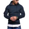 imageCOOFANDY Mens Hoodie Sweatshirts Casual Drawstring Hoodies Fashion Hooded Collar Athletic Pullover with PocketNavy Blue